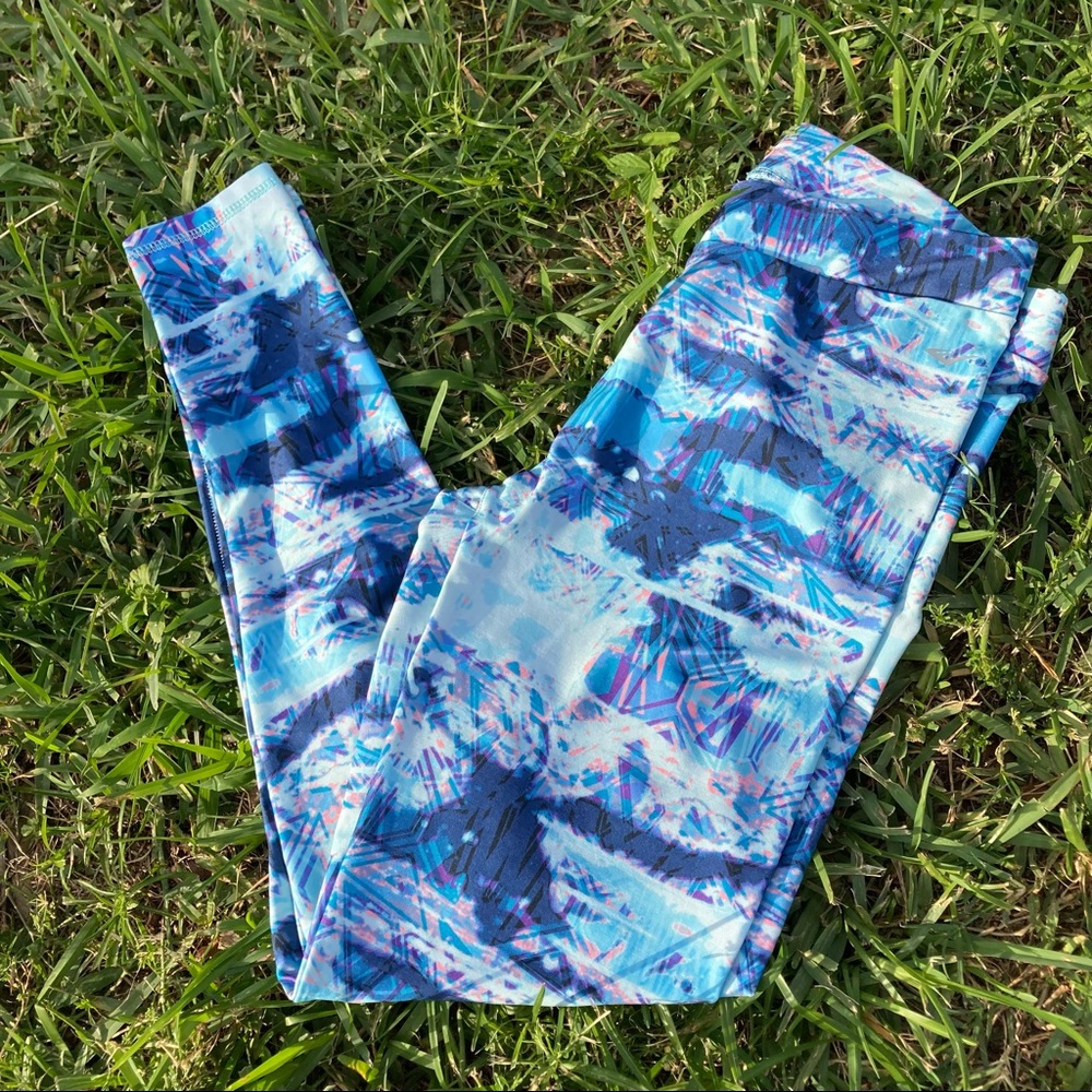 Everlast Geometric Blue Leggings